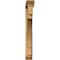 Ekena Millwork Merced Traditional Smooth Bracket w/ Offset Brace, Western Red Cedar, 5 1/2"W x 38"D x 44"H BKT0604X38X44MRC01SWR - alternate 4